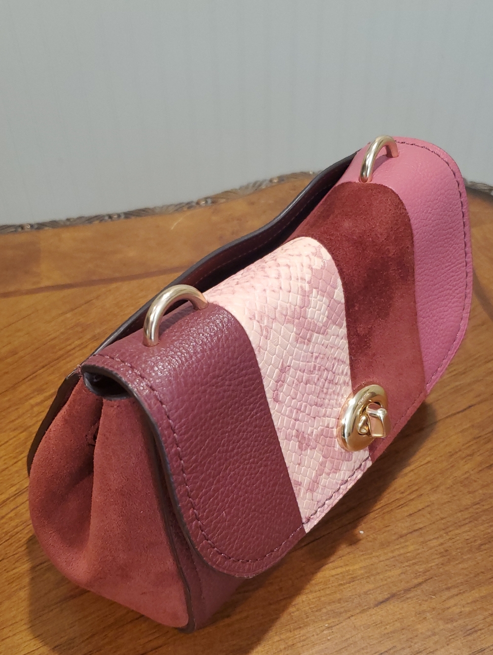 Like NEW Coach Striped Faye Crossbody Bag - Picture 15 of 15